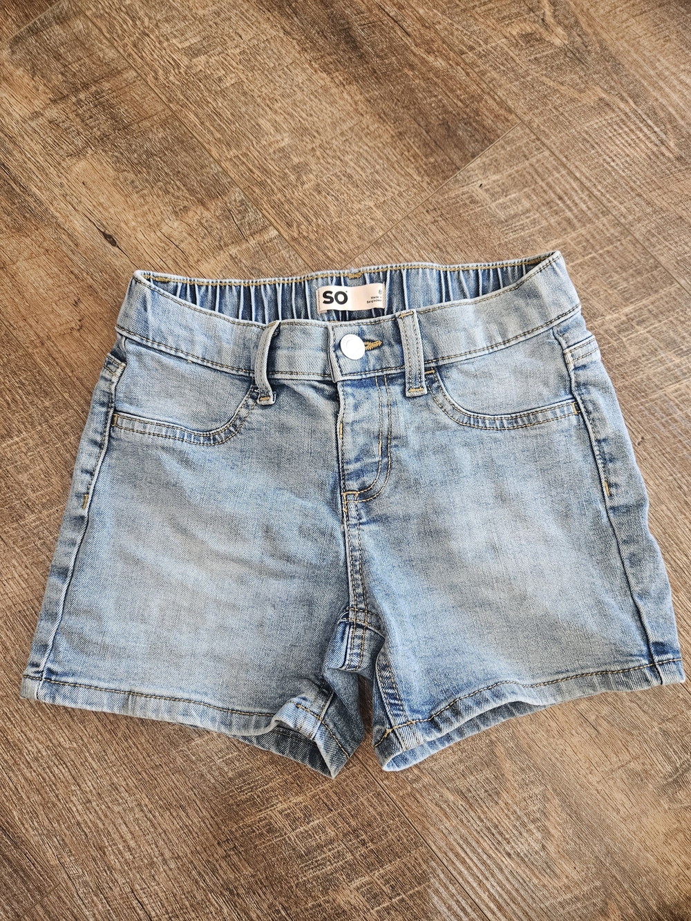SO Light Wash Denim Jean Shorts